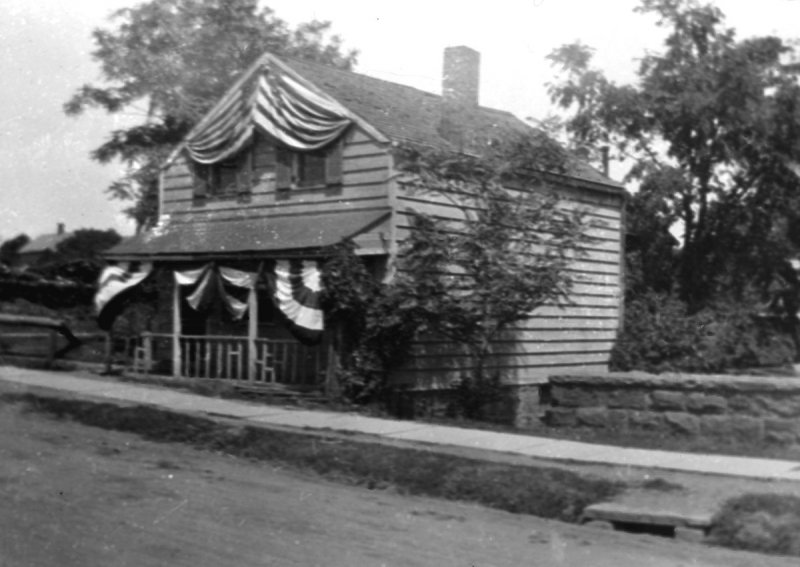 House at Lock Decorated for the Centennial, 1912