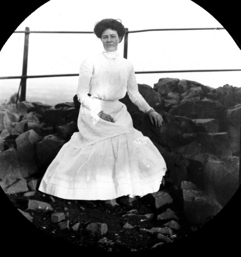 Miss Boyd at Eagle Rock