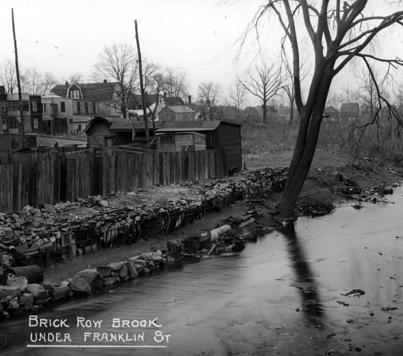 Brick Row Brook Under Franklin St.