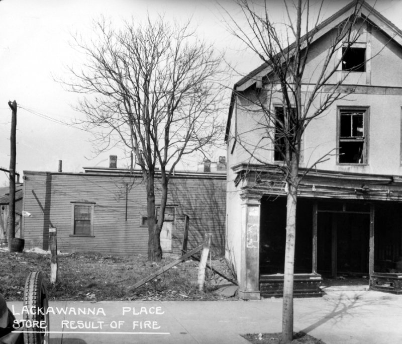 "Lackawanna Place Store Result of Fire