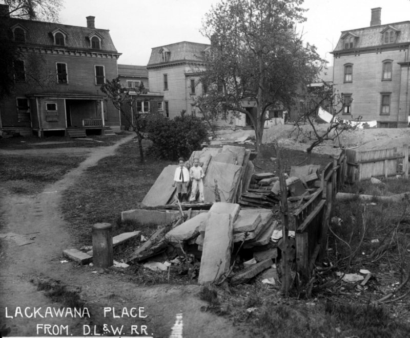 Lackawana Place from DL&amp;W RR